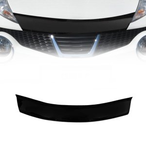 Nissan Juke Hood Deflector - Omac - Acrylic - Black - '11-'17 Nissan Juke Hood Deflector - Omac - Acrylic - Black - '11-'17